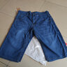 摩誉【2条装】牛仔短裤男夏季薄款六分中裤男士弹力直筒宽松沙滩马裤 013浅蓝+009浅蓝 2条 32（2尺5适合135-145斤） 实拍图