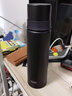 膳魔师（THERMOS）FFM保温杯不锈钢 高颜值直筒身男女学生水杯户外办公轻保温杯送礼 麻砂黑 FFM-501(MTBK) 实拍图