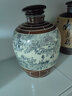 大师汇景德镇陶瓷泡酒坛酒缸酿酒存酒杨梅葡萄酒坛子酒桶酒壶带龙头坛子 清明上河图30斤带锁扣 无孔无龙头+酒提+底座 实拍图