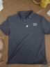 JEEP SPIRIT吉普短袖T恤男夏季短袖男士POLO休闲翻领可定制上衣服 深灰色 L 实拍图