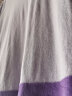 Olrain欧芮儿短袖针织衫女24年夏季新款宽松时尚亮丝冰爽薄款套头上衣夏 紫色 165/88A/L 晒单实拍图