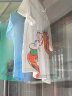 巴拉巴拉短袖男童装女上衣儿童t恤夏季多色款棉透气（婴小童） 棒棒T-海洋蓝80129 120cm 实拍图