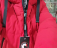 杰奥羽绒服女中长款白鹅绒冬季女款羽绒服 5329#波尔多红 165/M 晒单实拍图