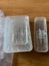 FaSoLa透明桌面收纳盒塑料抽屉整理盒化妆品收纳盘厨房分隔置物盒 透明磨砂S号 实拍图