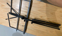 可升降折叠乐谱架便捷式携带高度可调节吉他小提琴二胡古筝谱子架支架琴谱加粗歌谱书架乐器通用 黑色标准款 实拍图
