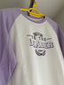 多妙屋女童长袖t恤秋装韩版打底衫大童上衣儿童纯棉童装910063紫色165cm 实拍图