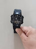 卡西欧（CASIO）手表 防水黑金太阳能男表 多功能夜光双显运动学生手表情人节礼物  AEQ-110W-1A 十年电力+世界时间 实拍图