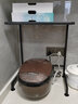 DAPAI HOME厨房电饭煲置物架空气炸锅电器分层小家电台面烤箱多功能收纳架子 【加高款】黑色-大号 实拍图