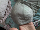 梦芭蒂内衣女无钢圈文胸大胸显小薄款聚拢透气轻盈上托收副乳少女胸罩 银灰色 80B 实拍图