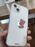 魔杰乐（MOJIELE） 卡通可爱创意小熊适用于iPhone手机壳苹果手机保护套情侣款防摔硅胶软壳 抱苹果小熊-透明壳 iPhone14Plus 实拍图
