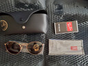 雷朋（RayBan）太阳镜男女款墨镜圆形复古潮流眼镜礼物0RB3447可定制礼物 001金色镜框绿色镜片 尺寸53 实拍图