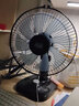 英将电风扇台式家用摇头静音台扇大风夏天学生宿舍小型电扇转页落地扇 台扇12寸八扇叶带定时 实拍图