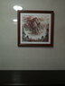 梓朗客厅挂画办公室装饰画正方形山水字画玄关壁画泰山日出靠山图墙画 G款-鸿运当头 60*60CM 加厚柚木色实木框 实拍图