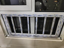 诺锐俊窗户防护栏多功能可折叠隐形防盗窗阳台防坠楼晒晾衣置物架免打孔 (折叠款)高度50 宽度定制 实拍图