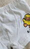B.Duck【4条装】小黄鸭男童内裤4条装儿童内裤男童平角裤 混色(装) 4条 110 cm 实拍图