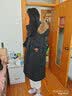 君羽羽绒服男女中长款800高蓬工装服派克服加厚防水鹅绒服 黑色 【800蓬白鹅绒】抗寒-35℃ L | 充绒量340g 实拍图