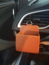 聚惠 汽车用车内空调出风口收纳袋挂袋放手机置物盒多功能车载储物架 棕色方形置物袋 实拍图