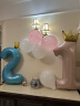 多美忆生日场景布置 气球40寸数字1 生日装饰女孩宝宝室内布置公主款 实拍图
