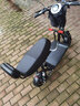 注力小哈雷便携电动车成年接送孩子电动款双人滑板车二轮迷你折叠电瓶车 黑色 双人座款 升级48V20AH锂电池 续航70-90KM 实拍图