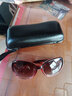 百飒(BYZA)女士偏光太阳镜 时尚大框渐变明星款墨镜太阳眼镜圆脸潮女韩版眼镜可配近视 红框渐进红片 实拍图