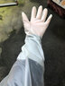 Wenli洗碗手套厨房家务清洁手套防水防滑加厚耐磨家用洗衣服刷碗加长款 3双柴犬【单层束口】加长款-S码 实拍图