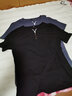貉牌男装短袖t恤男新款圆领纯色打底衫棉半袖白体恤衫透气上衣服夏装 深灰色 2XL 实拍图