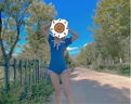 雁莎泳衣女新款温泉遮肚显瘦小胸连体游泳衣女夏仙女范韩ins学生 蓝色 XL（115-125） 实拍图