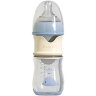 格林博士新生儿玻璃恒温速冲奶瓶婴幼儿保温加热奶瓶防胀气宽口径奶瓶冲奶神器 玻璃蓝色150ml（S奶嘴） 实拍图