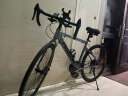 飞鸽（FG FLYING PIGEON）公路自行车700C跑车成人男女青少年大中小学生车竞速骑行单车 超越钢架-公路把-钛银色 27速蓝图变速 实拍图