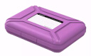 奥睿科（ORICO） 硬盘收纳包3.5英寸保护盒去除静电/防潮/防震彩色硬盘收纳盒PHX35 浅紫色 实拍图