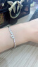 爱朵钻 pt950铂金手镯女时尚精品白金幸运星星手环礼物送老婆 星星相连 重7.0-7.2克+配送证书+免费刻字 实拍图