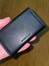 德国EHRENMANN名片夹 男女 商务 高档真皮名片盒 大容量超薄卡片包 名片卡包 黑色 实拍图