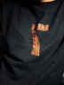 Lee Cooper品牌短袖T恤男士潮流时尚百搭夏季薄款透气凉爽舒适潮牌男装上衣 黑色 单件 2XL码(155-175斤) 晒单实拍图
