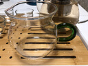 正扬玻璃茶具套装家用简约整套日式功夫茶具办公茶杯透明过滤泡茶壶小 10头400ML不锈钢六透明把套装+舍得茶盘红檀色 实拍图