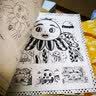 少儿艺术培训教材 线描画教程卡通动物篇 儿童绘画本宝宝美术书 儿童线描画 幼儿画册创意美术幼儿学画 实拍图