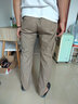 守约贤者新款春秋季宽松薄款工装裤男士肥加大码休闲裤户外多口袋长裤纯棉 A2229土黄 L【建议体重120-140斤】 实拍图