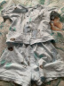 小素材儿童短袖睡衣套装夏宝宝纯棉家居服婴儿幼儿男童女夏季薄款空调服 欢乐袋鼠套头黄 80cm（12-18个月） 实拍图
