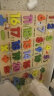 三格田（SANGTY）数字母拼图积木手抓板智力玩具婴幼儿童拼装板嵌板男女孩早教木制 小写字母（HY图文版） 实拍图
