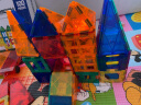 科博（MAG-WISDOM）【科博】磁力片配件吸铁石积木儿童磁性拼装玩具异形件散件补充装 钻面正方形 实拍图