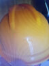 诺瑞斯安安全帽 新国标ABS V型透气黄色 可定制 工地建筑工程施工 实拍图