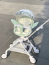 karmababy卡曼天使遛娃神器可坐可躺高景观便携式宝宝婴儿手推车轻便可折叠 【奢华版】天使-千山绿 实拍图