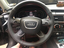 奥迈尔适用于奥迪A6L方向盘套真皮翻毛手缝A4L/A3/Q5L/Q3/Q7/A5/A7S8TT牛皮 NAPPA牛皮两侧打孔+红色线 实拍图