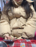 睿澈青少年高中初中生羽绒服女12至14嵗岁冬季年新款中长款设计感 卡其色 M100-115斤 晒单实拍图