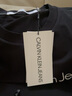 Calvin Klein Jeans秋季男士休闲圆领简约字母印花舒适打底长袖T恤J319918 BEH-太空黑 S  （建议110-130斤） 实拍图