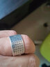 罗泰老银匠999足银手镯六字真言足银镯子情侣森系经文男女宽 心经手镯 实拍图