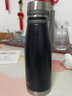 大匠（dajiang）316全钢保温杯大容量小口户外运动水杯子男女带过滤网保温瓶刻字 316大匠小口保温杯-藏黑色 850ml 实拍图