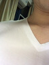 莫代尔80S支超细无痕内衣男士保暖内衣薄款秋衣秋裤套装男打底V领秋冬季 钛白 无痕领口 L (170) 推荐90-120斤 实拍图