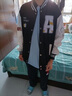唐号 棒球服外套男美式复古潮牌拼接外套男秋季新款宽松百搭嘻哈夹克 W31咖啡色 XL 实拍图