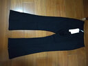 魔之韵休闲裤女春秋季女装高腰女裤微喇叭显瘦弹力九分长裤子码哈伦813 2336-9开叉款【九分裤】 M (95-110斤左右) 实拍图