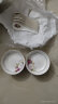 点特欧式高档唐山骨瓷餐具碗碟套装家用陶瓷高脚饭碗汤碗盘子面碗结婚 小调羹6只 实拍图